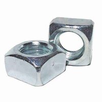 SQN58 5/8"-11 Square Nut, Grade 2, Low Carbon, Coarse, Zinc